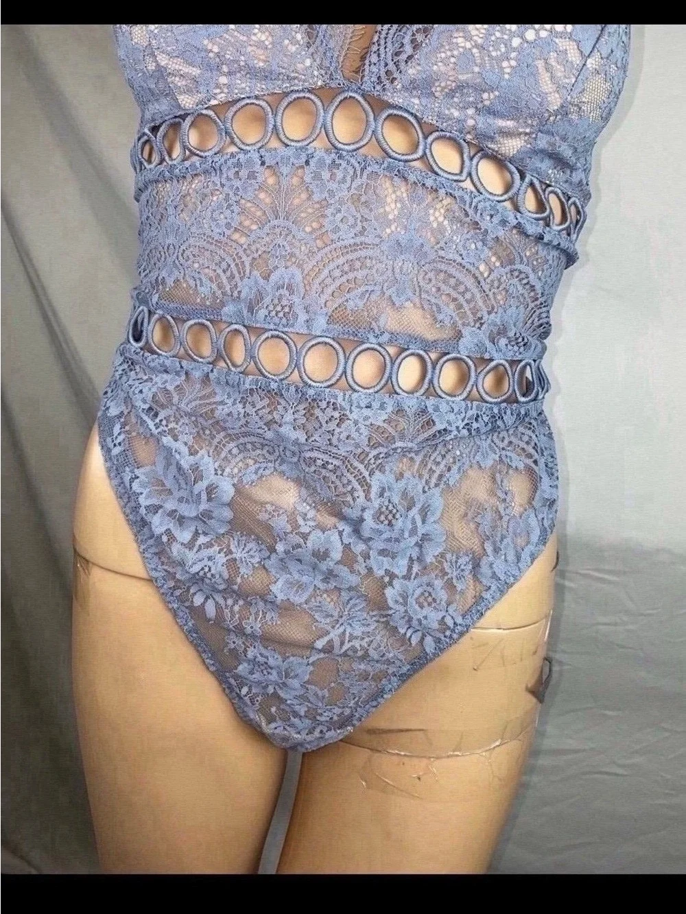 VS Lace Lingerie Bodysuit